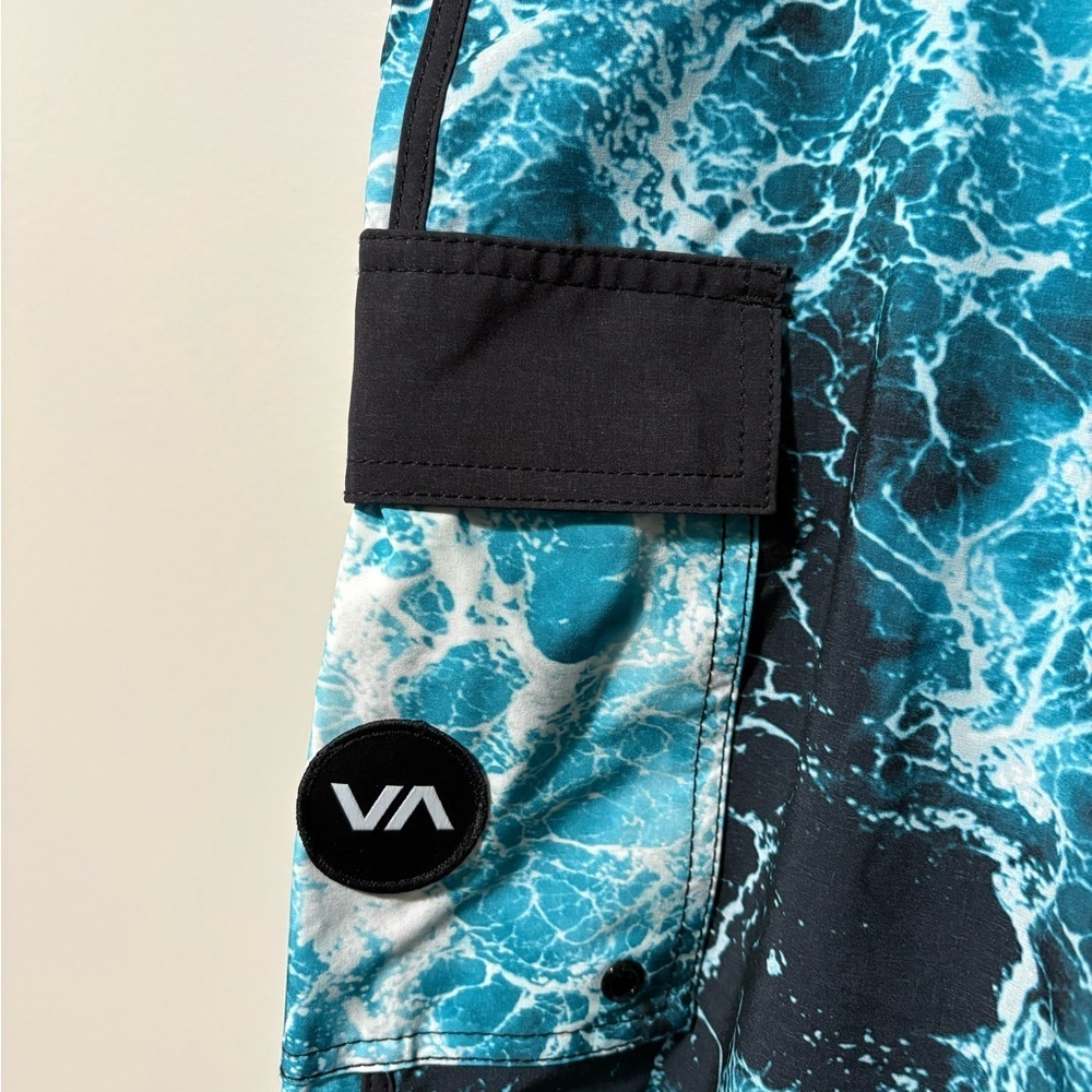Zak Noyle + RVCA Eastern Trunk Ocean Waves Board Short Limited Edition - Picture 3 of 16